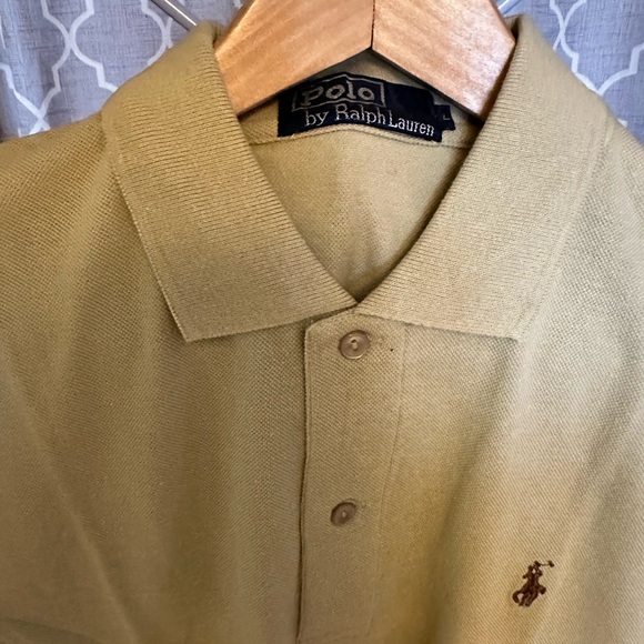 Brand New Men's Beige Polo Shirt. Ptp:21 - Picture 3 of 8